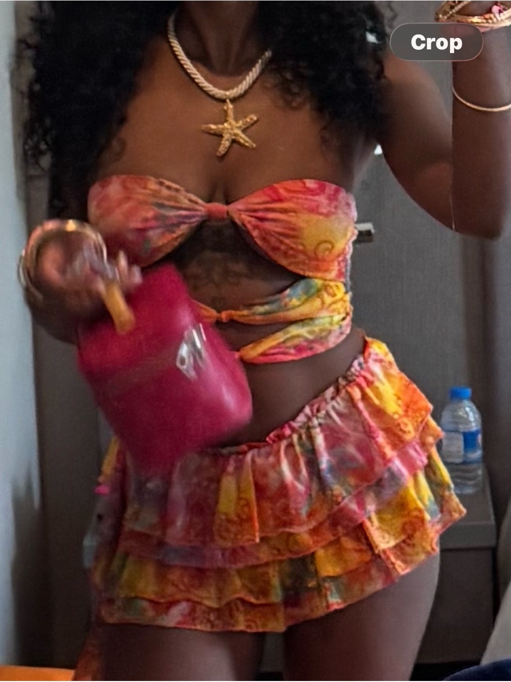 MARTHA SKORT AND CROP TOP CAMARA